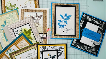 How to Make Quick & Simple Cards with the Stampin’ Up! Botanical Textures Suite Collection