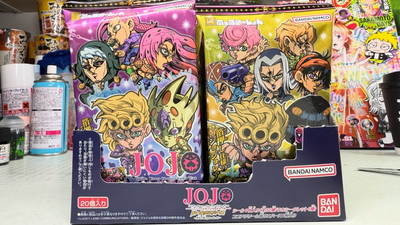 ジョジョの奇妙な冒険 黄金の風 シールウエハース Episodio 02 全32種シークレットあり 開封レビュー【BOX】