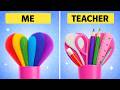 💡 GENIUS SCHOOL HACKS 🤣 Funny Pranks on Friends &amp; Teachers by 123 GO!