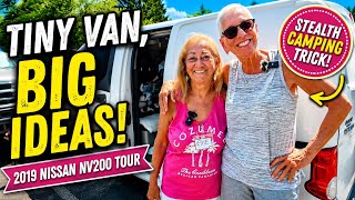 Tiny Van With Brilliant Storage Ideas! | 2019 Nissan NV200 Campervan Tour