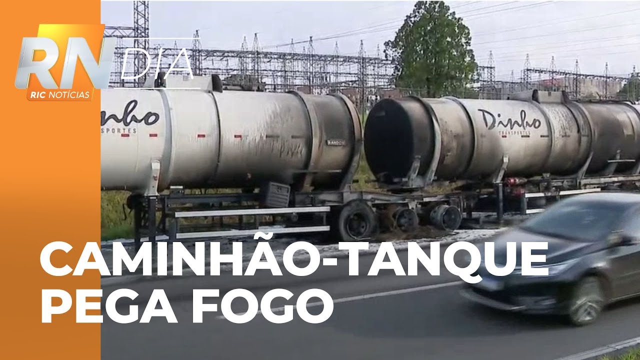 Caminhão-tanque incendeia e interdita BR-277 entre Curitiba e Campo Largo -  Jornal União Campina Grande do Sul