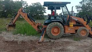 Backhoe case 580 Super L tes pawer