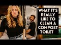 REAL VAN LIFE | cleaning your toilet living in a van | NATURES HEAD TOILET