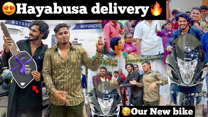 🥳Our New bike 😍Hayabusa delivery🔥| Kutty Hayabusa | TTF | Tamil |
