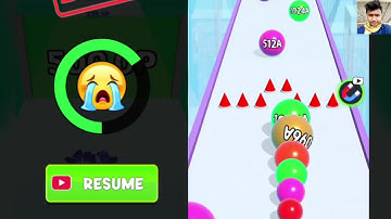 Number run Merge Challenge vs Number Ball Blend Challenge - ASMR games,  ios games