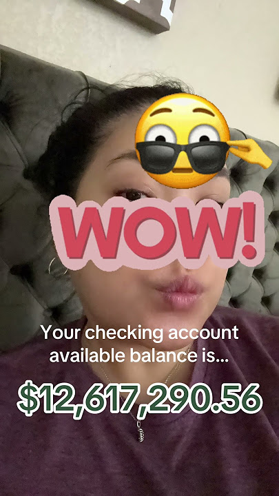 TikTok sound “my checking account balance is…$12,617,290.56”#fyp #millionaire #manifesting #blessed