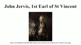 John Jervis, 1st Earl of St Vincent