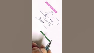 Karan name Signature Style//Best Signature idea#Viral shorts