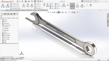 Design a Spanner Use Solidworks