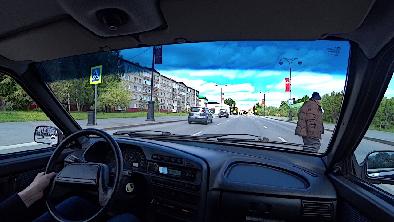 Как НЕ НАДО ездить по городу на ВАЗ 2113 - YouTube