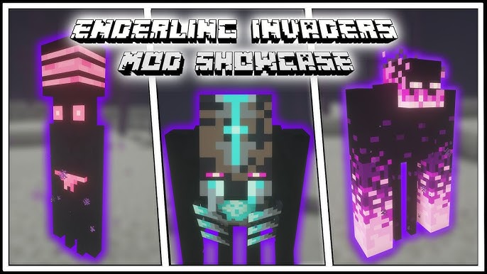 Minecraft  ENDER TITANS MOD Showcase! (Enderman Mod, Mobs Mod, Farlanders  Mod) 