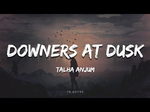 Talha Anjum   Downers At Dusk Lyrics  Prod by UMAIR  TA Editor