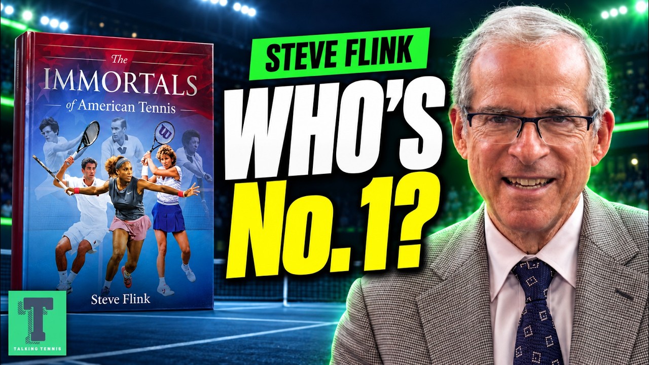 Steve Flink on his latest book: The Immortals of American Tennis - Who tops the list?
