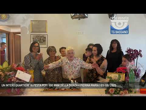 UN INTERO QUARTIERE IN FESTA PER I 100 ANNI DELLA SIGNORA PIERINA MARIA | 03/06/2025