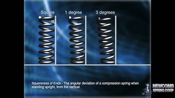 Squareness of Compression Spring Ends - by Newcomb Spring Corp