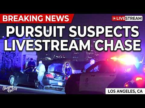 Pursuit Suspects LIVESTREAM Chase | LOS ANGELES, CA