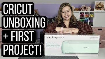 How to Get Started With Your Cricut Machine  Unbox and First Project With New Cricut