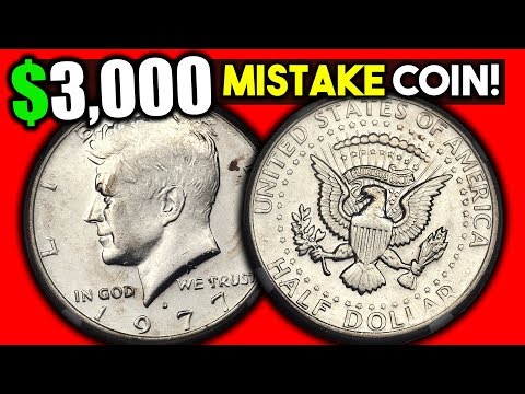 THE 1977 HALF DOLLAR THAT SOLD FOR $3,000!! LOOK FOR THESE RARE ERROR COINS!!