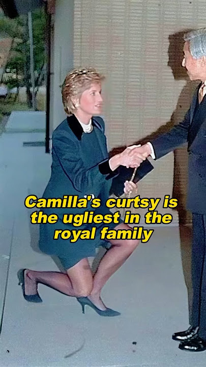 Camilla's curtsy is the ugliest in the royal family #camilla #royal