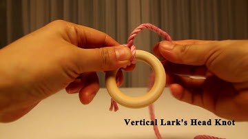 macrame basic knot 3 (마크라메 기본매듭법 3)