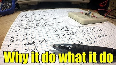OpAmp Oscillator Schmitt Trigger Math