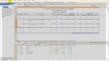 Hướng dẫn Xuất File ra Excel, In ấn trực tiếp trên phần mềm Dự toán ETA