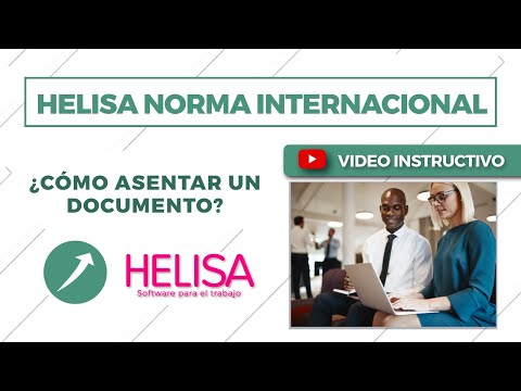 Helisa Norma Internacional: ¿Cómo asentar un documento?