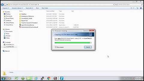 Oracle Apex Installation
