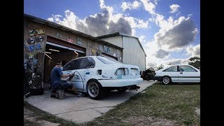 Civic Track Style Cut Rear Bumper, Next Paint Job!