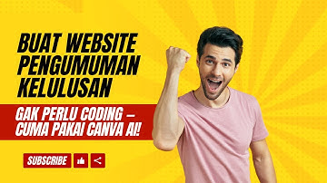 [GRATIS & CEPAT!] Bikin Website Pengumuman Kelulusan Pakai Canva AI — Gak Sampai 5 Menit! 💻🎓