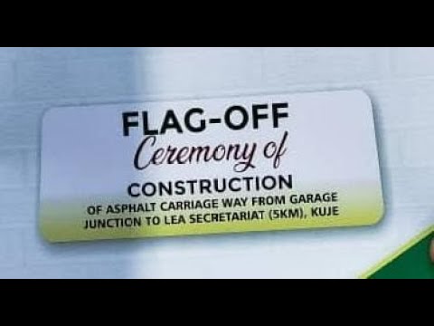 [LIVE] ABUJA: Nyesom Wike FLAGS-OFF CEREMONY OF CONSTRUCTION OF 5KM ASPHALT CARRIAGE WAY, KUJE