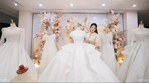 TRUNG VỆ BÙI TIẾN DŨNG ĐÃ LÊN Ý TƯỞNG THIẾT KẾ VÁY CƯỚI CHO VỢ MÌNH NHƯ THẾ NÀO? - LINH NGA BRIDAL