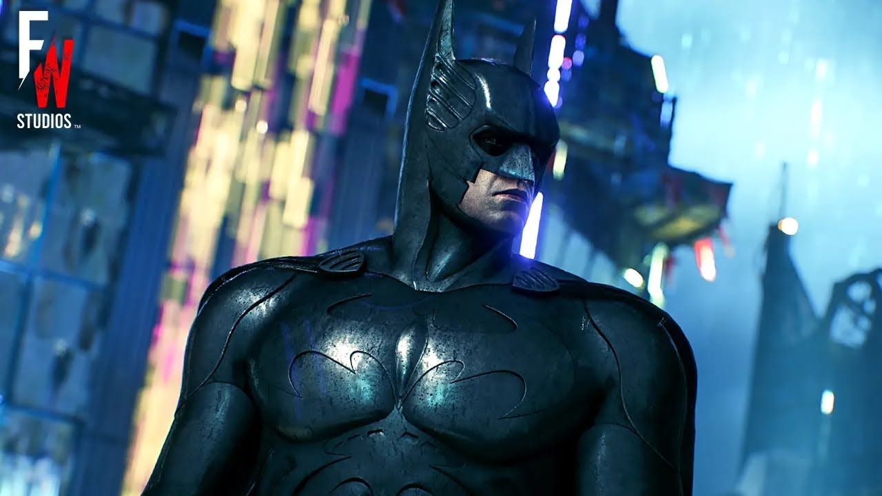 DC Batman Forever Sonar Suit Mod Unleashed Brutality In Batman: Arkham Knight Val Kilmer Style