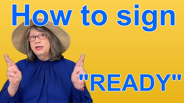 How To Sign READY — ASL Word Of The Day — Word 210