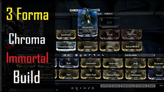Warframe Builds - Immortal Chroma Build (3 Forma)