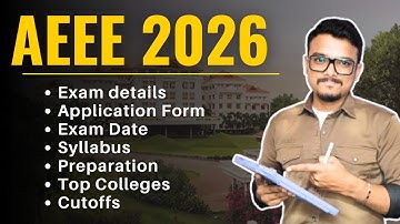 AEEE 2026 Exam | Application form, Exam Date, Eligibility, Syllabus | Top Colleges