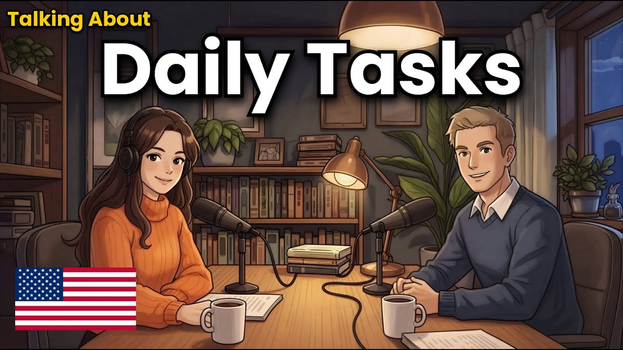How to Talk About Daily Tasks in English | English Conversation Practice