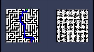 Random Maze Generation and Maze Solving