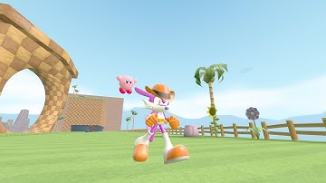 Kirby eats Fang The Sniper (SRB2)