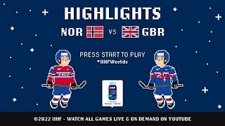 Highlights | Norway vs. Great Britain | 2022 #IIHFWorlds