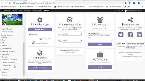 Bài giảng lập trình Odoo căn bản 11