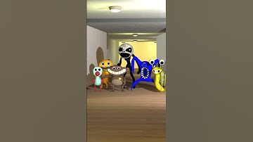 ALL GARTEN OF BANBAN 2 MONSTERS IN HOTEL OHIO JUMPSCARE #shorts