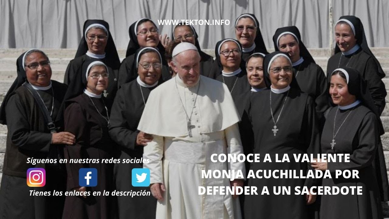 ⁣Conoce a la valiente monja acuchillada por defender a un sacerdote