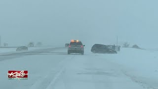 Slick roads reported in eastern South Dakota