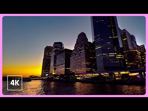 New York, Hoa Kỳ | MANHATTAN NYC | Đi Bộ Thành Phố Buổi Tối 4K