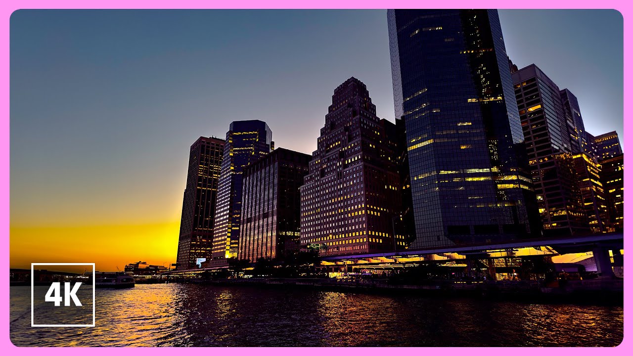 New York, Amerika Serikat | MANHATTAN NYC | Jelajah Kota Sore 4K