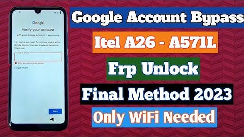 Itel A26 Frp Bypass 2023 | A571L Google Account Bypas 2023