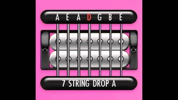 Perfect Guitar Tuner (7 String Drop A = A E A D G B E)