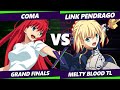 F@X 460 GRAND FINALS - Coma (Aoko) Vs. Link Pendrago [L] (Saber) Melty Blood: Type Lumina