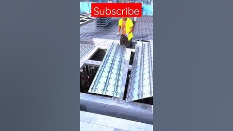 No demolition of the roof concrete formwork-Good tools and machinery make work easy